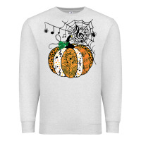 Oatmeal Heather halloween pumpkin music symbols music teacher halloween t shirt copy Premium Sweatshirt - trangStudio