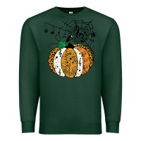 Sports Green halloween pumpkin music symbols music teacher halloween t shirt copy Premium Sweatshirt - trangStudio