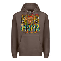 Coffee God Gifted Me Two Titles And Mama i Rock Them Both Premium Hoodie - CowhideDigitalArt