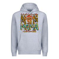Heather Grey God Gifted Me Two Titles And Mama i Rock Them Both Premium Hoodie - CowhideDigitalArt