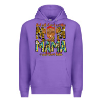 Purple God Gifted Me Two Titles And Mama i Rock Them Both Premium Hoodie - CowhideDigitalArt