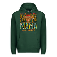 Sports Green God Gifted Me Two Titles And Mama i Rock Them Both Premium Hoodie - CowhideDigitalArt