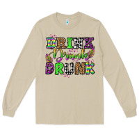 Mushroom drink drank drunk mardi gras olivia Long Sleeve Tee - OliviaCreatesArt