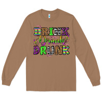Toasted Coconut drink drank drunk mardi gras olivia Long Sleeve Tee - OliviaCreatesArt