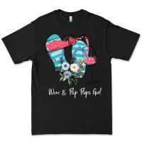 Black Wine Flip Flops Girl Premium Tee - Bettercallsaul
