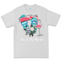 Dove Grey Wine Flip Flops Girl Premium Tee - Bettercallsaul