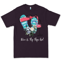 Plum Wine Flip Flops Girl Premium Tee - Bettercallsaul