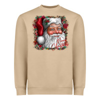 Mushroom merry Christmas santa Heavyweight Sweatshirt - CowhideDigitalArt