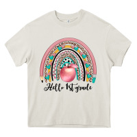 Cream hello 1 st grade Heavy Core Tee - JahusDesignShop