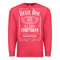 Cardinal corpsman 8404 devildoc gift for corpsman t shirt Premium Sweatshirt - trangStudio