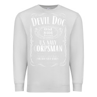 Dove Grey corpsman 8404 devildoc gift for corpsman t shirt Premium Sweatshirt - trangStudio