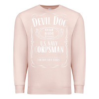 Pale Pink corpsman 8404 devildoc gift for corpsman t shirt Premium Sweatshirt - trangStudio