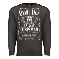 Smoke corpsman 8404 devildoc gift for corpsman t shirt Premium Sweatshirt - trangStudio