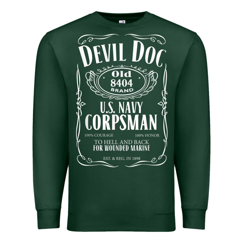 Corpsman 8404 Devildoc Gift For Corpsman T Shirt Premium Sweatshirt by trangStudio | Teevron