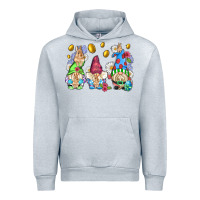 Heather Grey easter gnome with eggs Urban Hoodie - AdoDesignShop