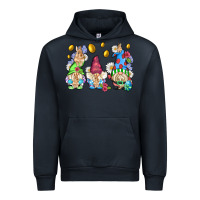 Navy easter gnome with eggs Urban Hoodie - AdoDesignShop