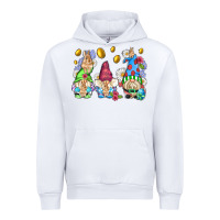 White easter gnome with eggs Urban Hoodie - AdoDesignShop