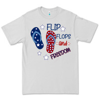 Dove Grey Flip Flops and Freedom Premium Tee - Bettercallsaul