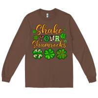 Chestnut St. Patrick's Shake your shamrocks Long Sleeve Tee - OliviaCreatesArt