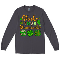 Smoke St. Patrick's Shake your shamrocks Long Sleeve Tee - OliviaCreatesArt