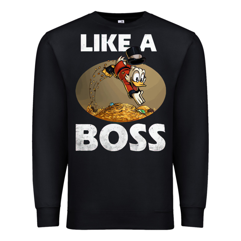 Like A Boss Duck Tales Art Gift For Fans Premium Sweatshirt by trangStudio | Teevron