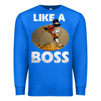 True Royal like a boss duck tales art gift for fans Premium Sweatshirt - trangStudio
