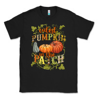 Black Cutest pumpkin in the patch Classic Tee - NancyCooperArtShop