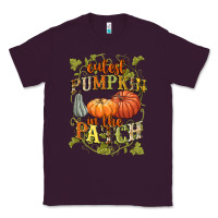 Plum Cutest pumpkin in the patch Classic Tee - NancyCooperArtShop
