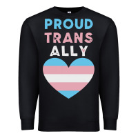 Black proud trans ally transgender Premium Sweatshirt - trangStudio