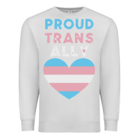 Dove Grey proud trans ally transgender Premium Sweatshirt - trangStudio