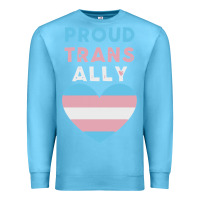 Ocean Blue proud trans ally transgender Premium Sweatshirt - trangStudio