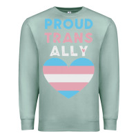 Seafoam proud trans ally transgender Premium Sweatshirt - trangStudio
