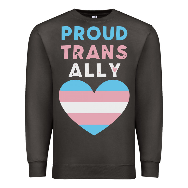Proud Trans Ally Transgender Premium Sweatshirt by trangStudio | Teevron