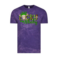 Cloud Purple Lucky baby charolais calf Vintage Tee - RanaPortraitStore
