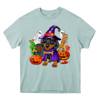 Arona Halloween dachshund puppy dog Heavy Core Tee - RanaPortraitStore
