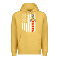 Antique Gold lil autism mom Premium Hoodie - CowhideDigitalArt