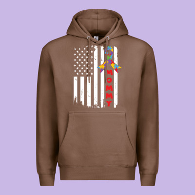 Lil Autism Mom Premium Hoodie Designed By Cowhidedigitalart