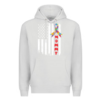 Dove Grey lil autism mom Premium Hoodie - CowhideDigitalArt