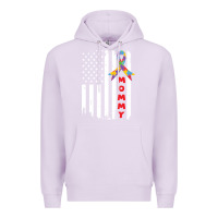 Lilac lil autism mom Premium Hoodie - CowhideDigitalArt