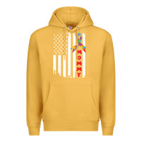Mustard lil autism mom Premium Hoodie - CowhideDigitalArt
