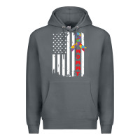 Rock lil autism mom Premium Hoodie - CowhideDigitalArt