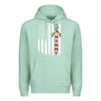 Seafoam lil autism mom Premium Hoodie - CowhideDigitalArt