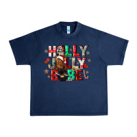 Navy holly jolly babe Urban Heavy Tee - CowGirlArtShop