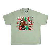 Oil Green holly jolly babe Urban Heavy Tee - CowGirlArtShop