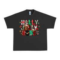 Pigment Black holly jolly babe Urban Heavy Tee - CowGirlArtShop