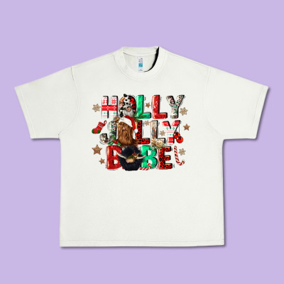 Holly Jolly Babe Urban Heavy Tee Designed By Cowgirlartshop
