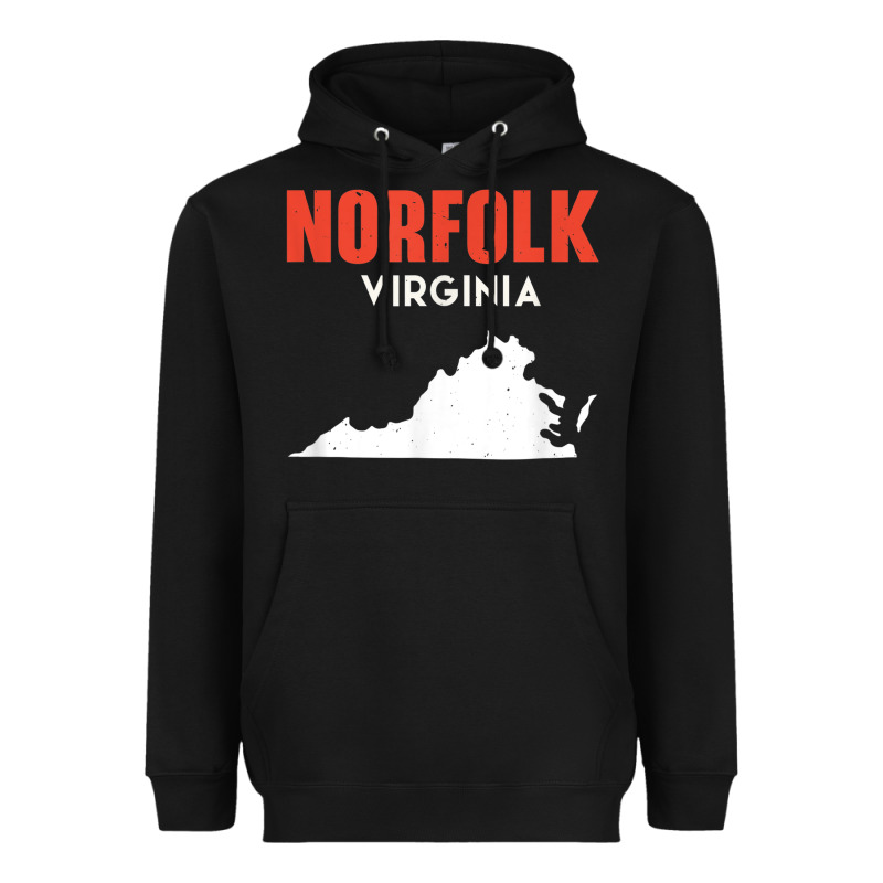 Norfolk Virginia Usa State America Travel Virginian Heavyweight Hoodie by trangStudio | Teevron