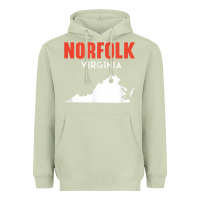 Matcha norfolk virginia usa state america travel virginian Heavyweight Hoodie - trangStudio
