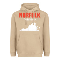 Mushroom norfolk virginia usa state america travel virginian Heavyweight Hoodie - trangStudio