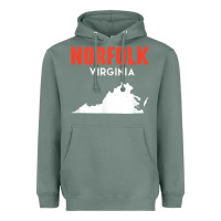 Sage norfolk virginia usa state america travel virginian Heavyweight Hoodie - trangStudio